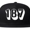 187 Homicide Police Code Snapback Hat Cap