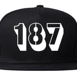187 Homicide Police Code Snapback Hat Cap