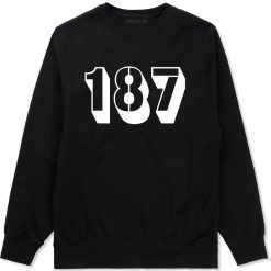 187 Homicide Police Code Crewneck Sweatshirt