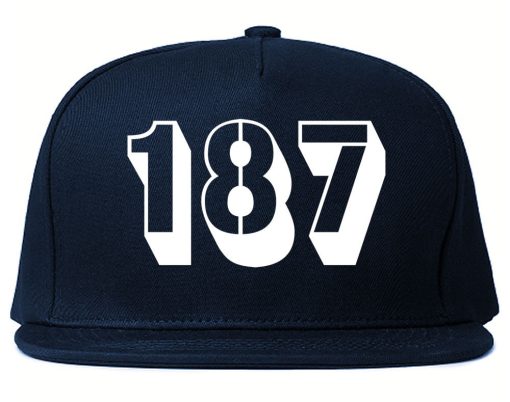 187 Homicide Police Code Snapback Hat Cap - Image 2