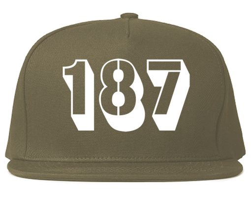187 Homicide Police Code Snapback Hat Cap - Image 3