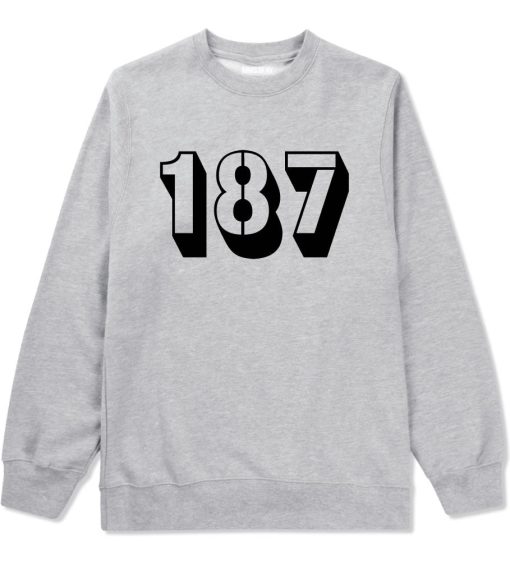 187 Homicide Police Code Crewneck Sweatshirt - Image 2