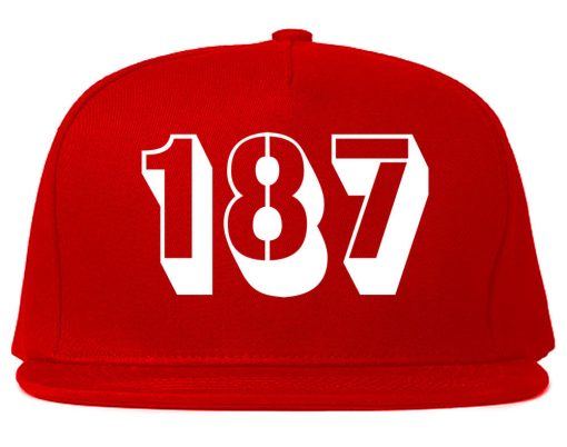 187 Homicide Police Code Snapback Hat Cap - Image 4