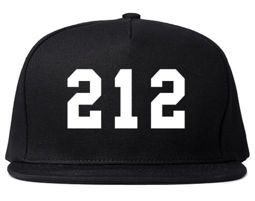 212 New York Area Code Snapback Hat