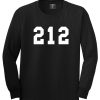 212 New York Area Code Long Sleeve T-Shirt