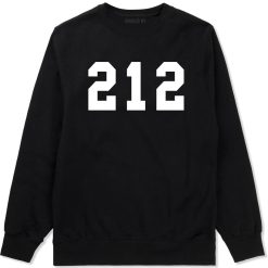 212 New York Area Code Crewneck Sweatshirt
