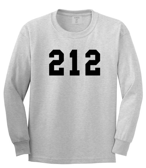 212 New York Area Code Long Sleeve T-Shirt - Image 3
