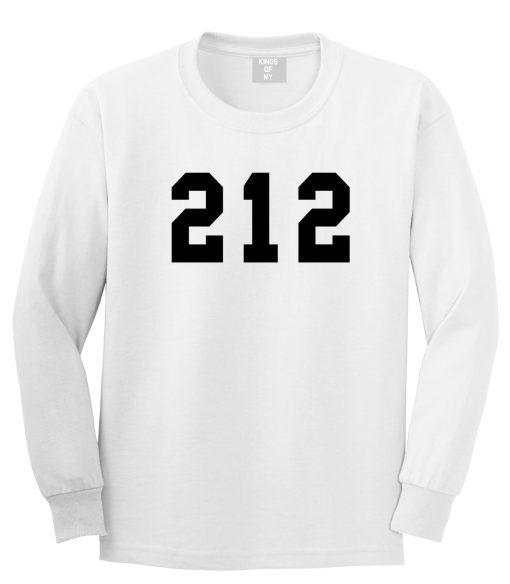 212 New York Area Code Long Sleeve T-Shirt - Image 2