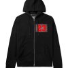 23 Cement Red Jersey Zip Up Hoodie