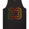23 Cement Print Colorful Jersey Tank Top