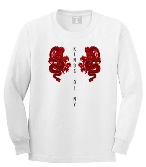 2 Chinese Dragon Long Sleeve T-Shirt - Image 2
