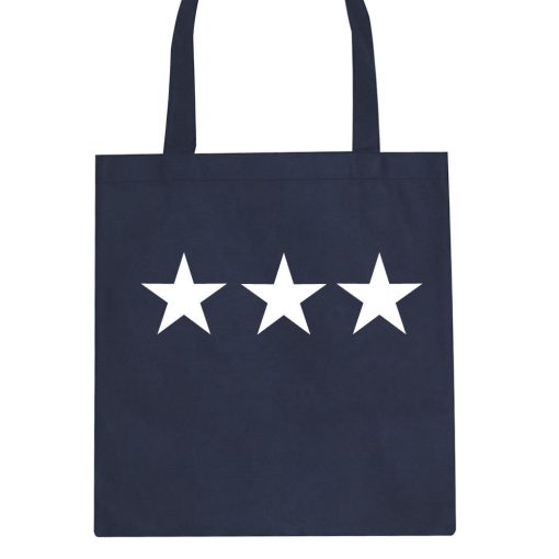 Three Stars Goth Style Tote Bag - Image 2
