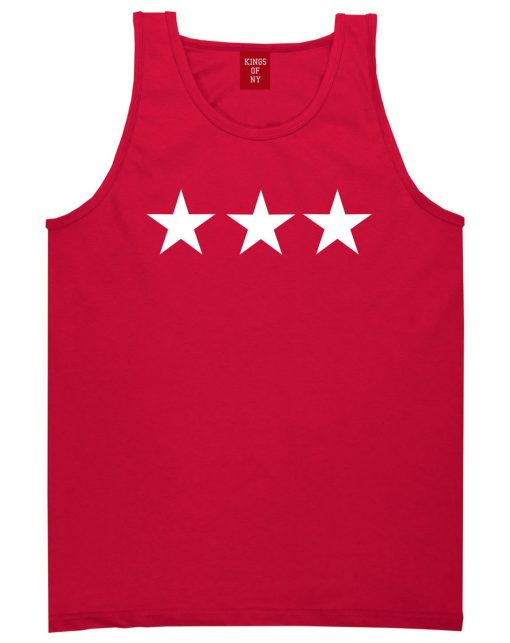 Three Stars Goth Style Tank Top - Image 3