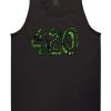 420 Weed Marijuana Print Tank Top