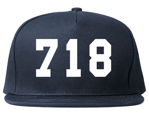 718 New York Area Code Snapback Hat - Image 2