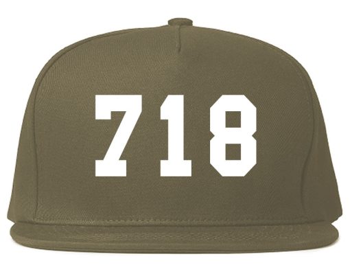 718 New York Area Code Snapback Hat - Image 3