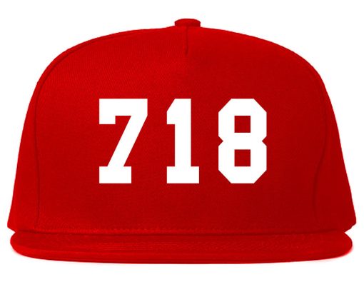 718 New York Area Code Snapback Hat - Image 4