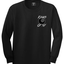 8 Ball Chest Logo Eight Long Sleeve T-Shirt