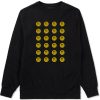 All Over Sad Face Mens Crewneck Sweatshirt