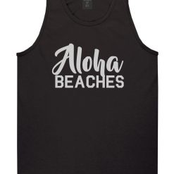 Aloha Beaches Mens Tank Top Shirt