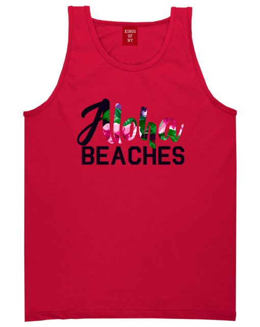 Aloha Beaches Mens Tank Top Shirt - Image 4