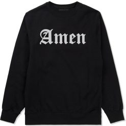 Amen Old English Prayer Mens Crewneck Sweatshirt