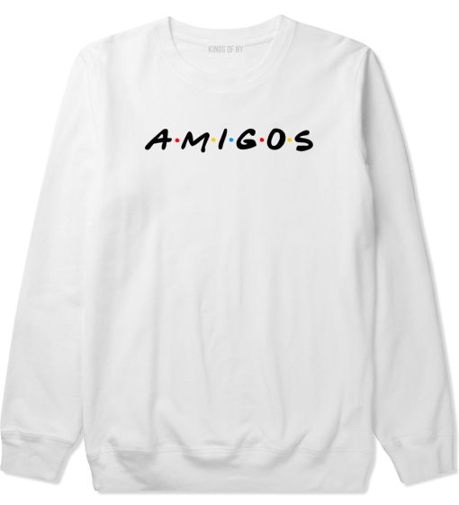 Amigos Funny Friends Spanish Mens Crewneck Sweatshirt - Image 2