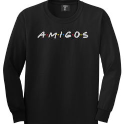 Amigos Funny Friends Spanish Mens Long Sleeve T-Shirt