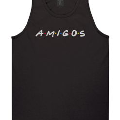Amigos Funny Friends Spanish Mens Tank Top T-Shirt