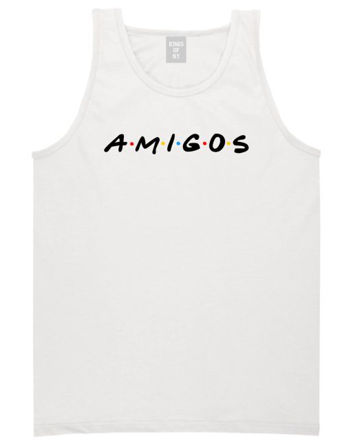 Amigos Funny Friends Spanish Mens Tank Top T-Shirt - Image 2
