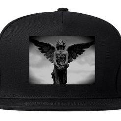 Angel Statue Wings Dark Goth Snapback Hat Cap