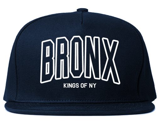 BRONX College Outline Mens Snapback Hat - Image 2