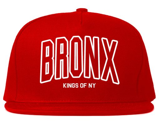 BRONX College Outline Mens Snapback Hat - Image 4