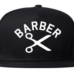 Barber Scissors Mens Snapback Hat