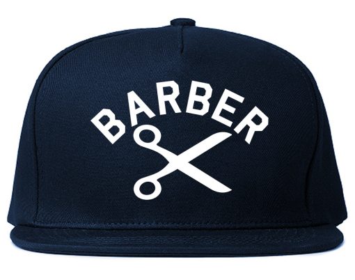 Barber Scissors Mens Snapback Hat - Image 2