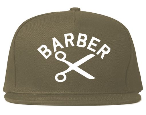 Barber Scissors Mens Snapback Hat - Image 3