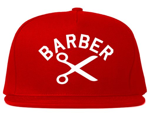 Barber Scissors Mens Snapback Hat - Image 4
