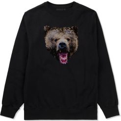Bear Artwork Crewneck Sweatshirt
