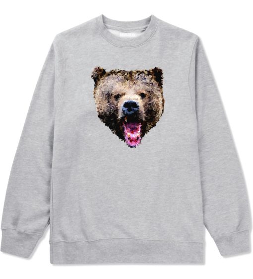 Bear Artwork Crewneck Sweatshirt - Image 3