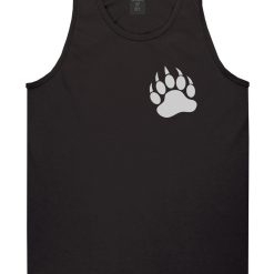 Bear Paws Chest Mens Tank Top Shirt