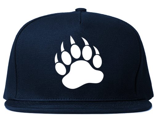 Bear Paws Chest Mens Snapback Hat - Image 2