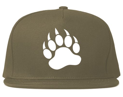 Bear Paws Chest Mens Snapback Hat - Image 3