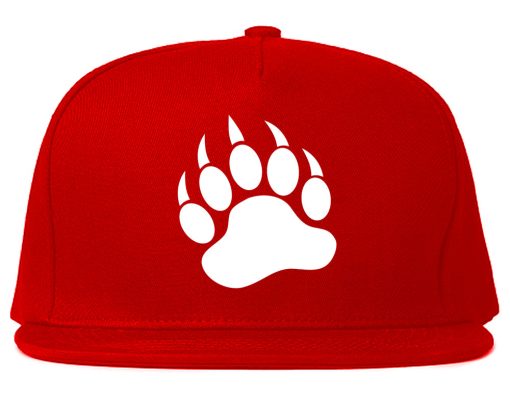 Bear Paws Chest Mens Snapback Hat - Image 4