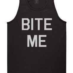 Bite Me Mens Tank Top Shirt