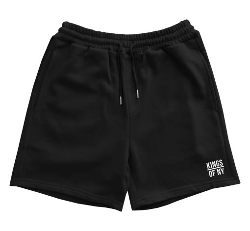 Kings Of NY Classic Logo Drawstring Mens Sweat Shorts - Image 2