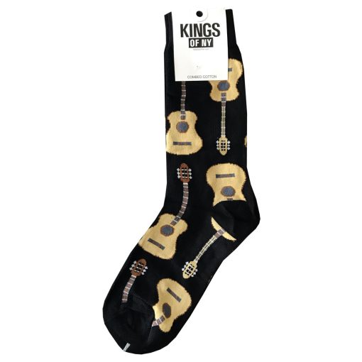 Black Guitar Mens Cotton Socks - Image 3