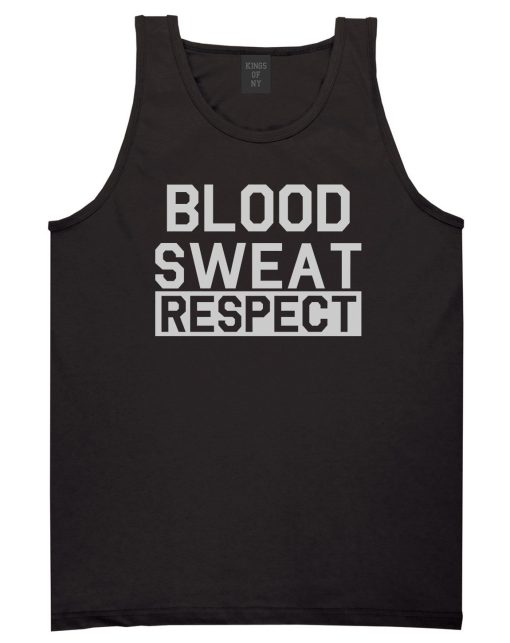 Blood Sweat Respect Gym Workout Mens Tank Top Shirt