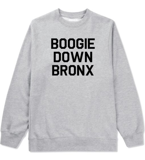 Boogie Down Bronx Mens Crewneck Sweatshirt - Image 3