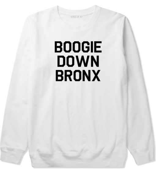Boogie Down Bronx Mens Crewneck Sweatshirt - Image 2