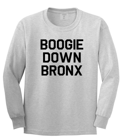 Boogie Down Bronx Mens Long Sleeve T-Shirt - Image 3